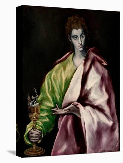 Saint John the Evangelist-El Greco-Stretched Canvas