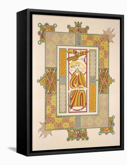 Saint John the Evangelist-Irish School-Framed Stretched Canvas