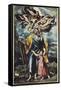 Saint Joseph and Child Jesus-El Greco-Framed Stretched Canvas