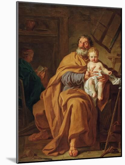 Saint Joseph and Christ Child-Pierre-Joseph Redouté-Mounted Giclee Print