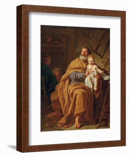 Saint Joseph and Christ Child-Pierre-Joseph Redouté-Framed Giclee Print