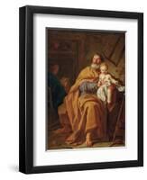 Saint Joseph and Christ Child-Pierre-Joseph Redouté-Framed Giclee Print