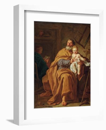 Saint Joseph and Christ Child-Pierre-Joseph Redouté-Framed Giclee Print