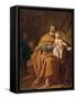 Saint Joseph and Christ Child-Pierre-Joseph Redouté-Framed Stretched Canvas