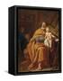 Saint Joseph and Christ Child-Pierre-Joseph Redouté-Framed Stretched Canvas