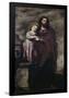 Saint Joseph and the Christ Child. Oil on canvas-BARTOLOME ESTEBAN MURILLO-Framed Poster