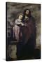 Saint Joseph and the Christ Child. Oil on canvas-BARTOLOME ESTEBAN MURILLO-Stretched Canvas