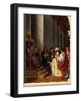 Saint Joseph before the High Priest-Lorenzo Lotto-Framed Giclee Print