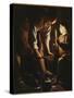 Saint Joseph charpentier-Maurice Quentin de La Tour-Stretched Canvas