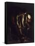 Saint Joseph charpentier-Maurice Quentin de La Tour-Framed Stretched Canvas