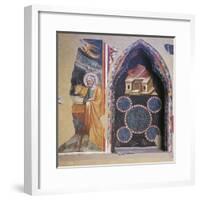 Saint Joseph Fresco, Basilica of San Lorenzo Maggiore, Naples, Campania, Italy-null-Framed Giclee Print
