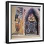 Saint Joseph Fresco, Basilica of San Lorenzo Maggiore, Naples, Campania, Italy-null-Framed Giclee Print