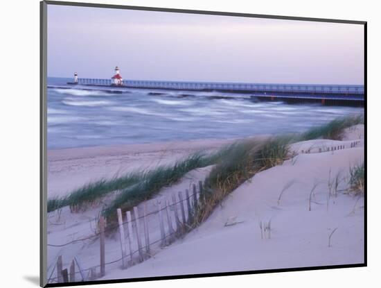 Saint Joseph Lighthouse, Lake Michigan, USA-Brent Bergherm-Mounted Photographic Print