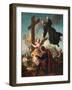 Saint Joseph of Cupertino in Ecstasy (Oil on Canvas)-Giambettino Cignaroli-Framed Giclee Print