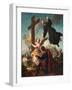 Saint Joseph of Cupertino in Ecstasy (Oil on Canvas)-Giambettino Cignaroli-Framed Giclee Print