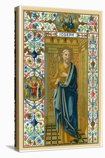 Saint Joseph Putative or Nominal Father of Jesus of Nazareth Husband of Mary Woodworker by Trade-null-Stretched Canvas