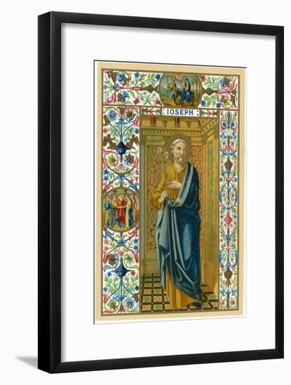 Saint Joseph Putative or Nominal Father of Jesus of Nazareth Husband of Mary Woodworker by Trade-null-Framed Art Print