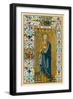 Saint Joseph Putative or Nominal Father of Jesus of Nazareth Husband of Mary Woodworker by Trade-null-Framed Art Print