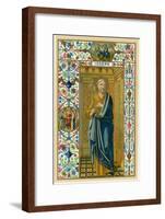 Saint Joseph Putative or Nominal Father of Jesus of Nazareth Husband of Mary Woodworker by Trade-null-Framed Art Print