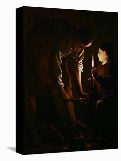 Saint Joseph the Carpenter, 1642-Georges de La Tour-Stretched Canvas