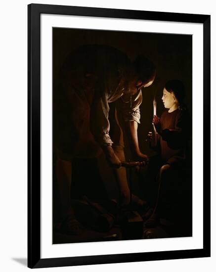 Saint Joseph the Carpenter, 1642-Georges de La Tour-Framed Giclee Print