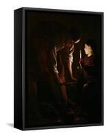 Saint Joseph the Carpenter, 1642-Georges de La Tour-Framed Stretched Canvas