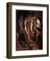 Saint Joseph the Carpenter-Georges de La Tour-Framed Art Print