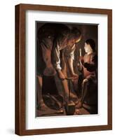 Saint Joseph the Carpenter-Georges de La Tour-Framed Art Print