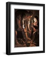 Saint Joseph the Carpenter-Georges de La Tour-Framed Art Print