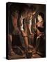 Saint Joseph the Carpenter-Georges de La Tour-Stretched Canvas