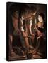 Saint Joseph the Carpenter-Georges de La Tour-Framed Stretched Canvas