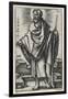 Saint Jude Thaddeus, 1541-46 (Engraving)-Hans Sebald Beham-Framed Giclee Print