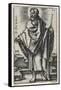 Saint Jude Thaddeus, 1541-46 (Engraving)-Hans Sebald Beham-Framed Stretched Canvas