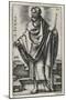 Saint Jude Thaddeus, 1541-46 (Engraving)-Hans Sebald Beham-Mounted Giclee Print