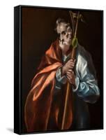 Saint Jude the Apostle-El Greco-Framed Stretched Canvas