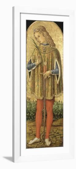 Saint Julien-Vittore Crivelli-Framed Premium Giclee Print