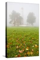 Saint Koloman Church in Fog, Near Fussen, Bavaria, Germany, Europe-Miles Ertman-Stretched Canvas