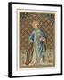 Saint Laurence of Rome Depicted with the Grid on Which He Will Soon be Martyred-null-Framed Art Print