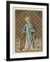 Saint Laurence of Rome Depicted with the Grid on Which He Will Soon be Martyred-null-Framed Art Print