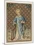 Saint Laurence of Rome Depicted with the Grid on Which He Will Soon be Martyred-null-Mounted Art Print