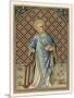 Saint Laurence of Rome Depicted with the Grid on Which He Will Soon be Martyred-null-Mounted Art Print