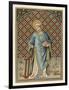 Saint Laurence of Rome Depicted with the Grid on Which He Will Soon be Martyred-null-Framed Art Print