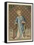 Saint Laurence of Rome Depicted with the Grid on Which He Will Soon be Martyred-null-Framed Stretched Canvas