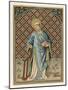 Saint Laurence of Rome Depicted with the Grid on Which He Will Soon be Martyred-null-Mounted Art Print