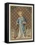 Saint Laurence of Rome Depicted with the Grid on Which He Will Soon be Martyred-null-Framed Stretched Canvas