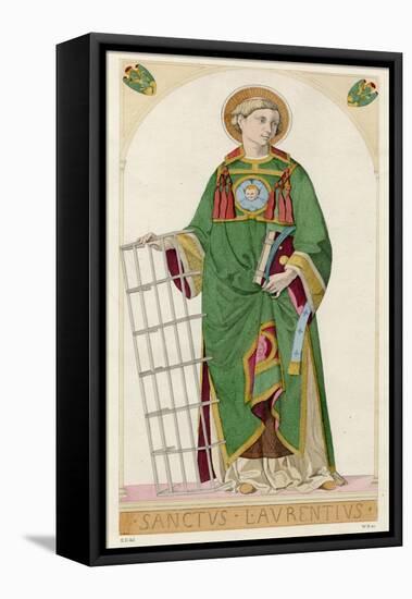Saint Laurence of Rome-Alessandro Fiorentino-Framed Stretched Canvas