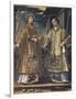 Saint Lawrence and Saint Stephen-Alonso Sanchez Coello-Framed Art Print