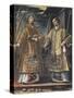 Saint Lawrence and Saint Stephen-Alonso Sanchez Coello-Stretched Canvas