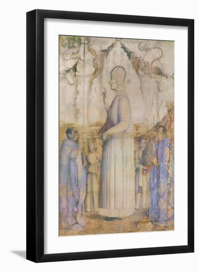 Saint Lawrence Giustiniani (1381-1455), 1465 (Oil on Canvas)-Gentile Bellini-Framed Giclee Print