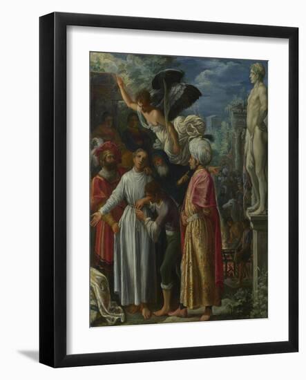 Saint Lawrence Prepared for Martyrdom, Ca 1601-Adam Elsheimer-Framed Giclee Print
